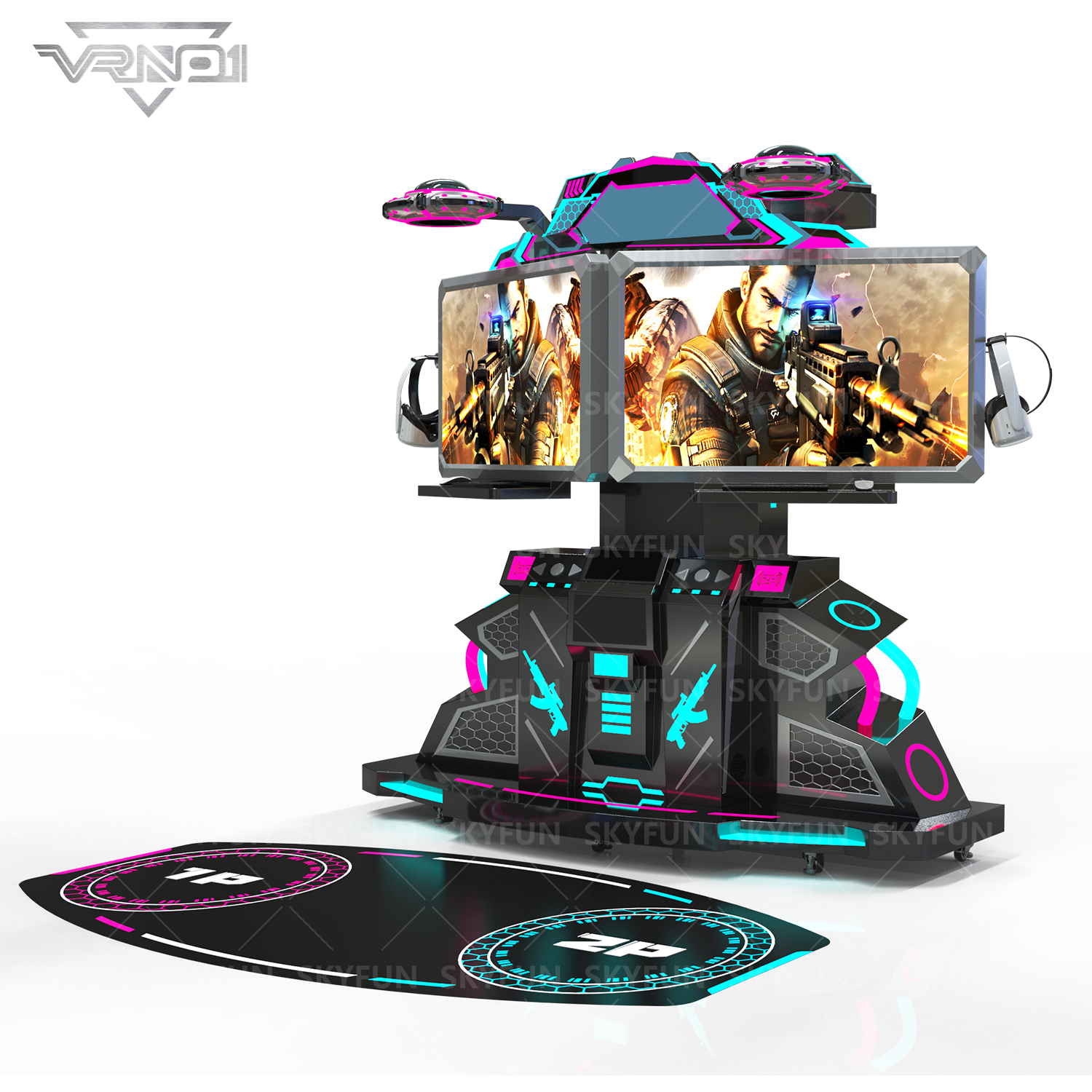 VR Peace Mission Two-Player Battle Platform (3)