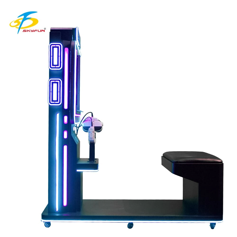 VR Shooting Simulator Unattended Arcade Amusement Equipment Support For Coin-operated Cards Pay (4) - Skyfun