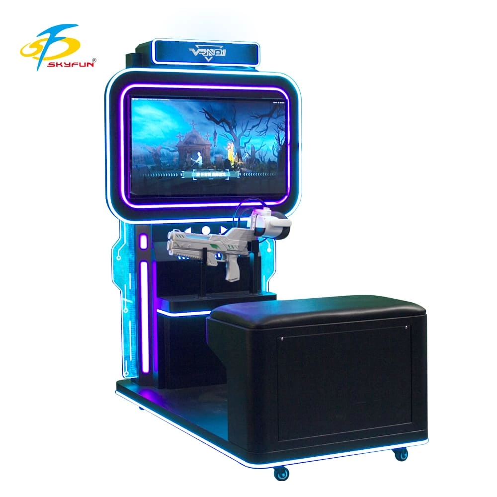 VR Shooting Simulator Unattended Arcade Amusement Equipment Support For Coin-operated Cards Pay (5) - Skyfun