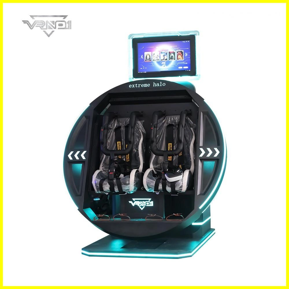 VR360 9D Virtual Cinema Mall Outdoor Metal Aircraft VR Video Game Equipment for Home & Educational Use (1) - VRN0.1