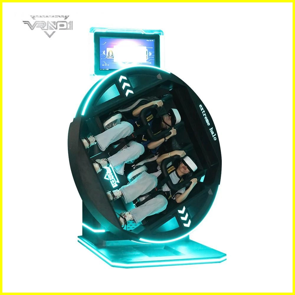 VR360 9D Virtual Cinema Mall Outdoor Metal Aircraft VR Video Game Equipment for Home & Educational Use (2) - VRN0.1
