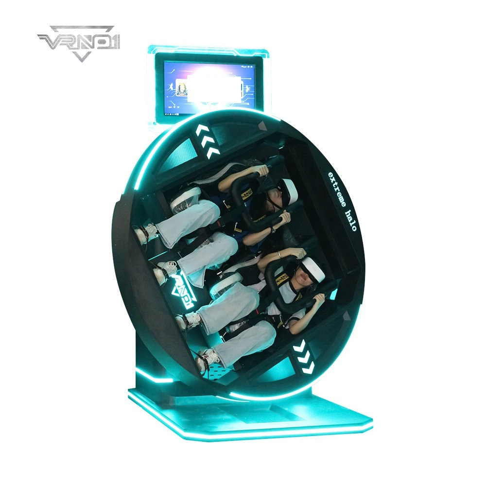 Cine virtual VR360 9D para exteriores, con aeronaves metálicas, equipo de videojuegos de realidad virtual para uso doméstico y educativo (2) - VRN0.1