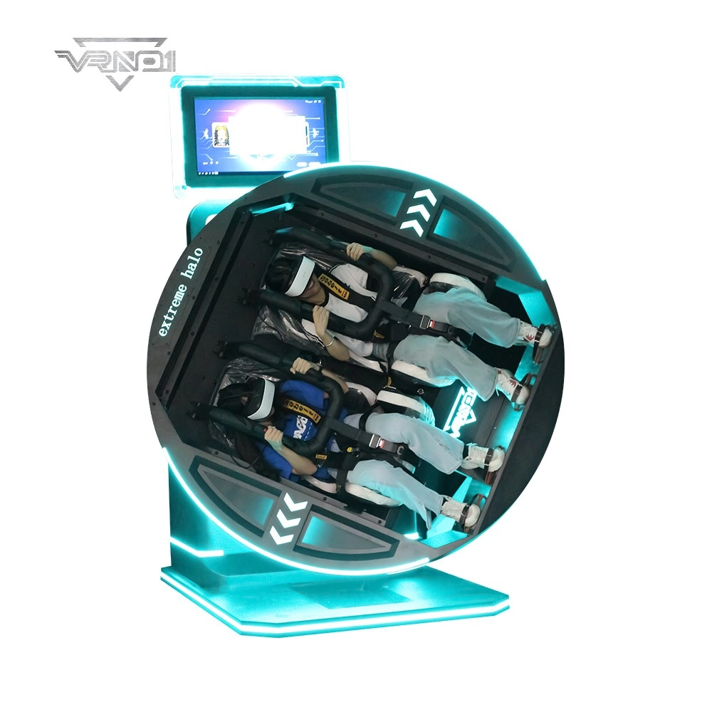 Cine virtual VR360 9D para exteriores, con aeronaves metálicas, equipo de videojuegos de realidad virtual para uso doméstico y educativo (3) - VRN0.1