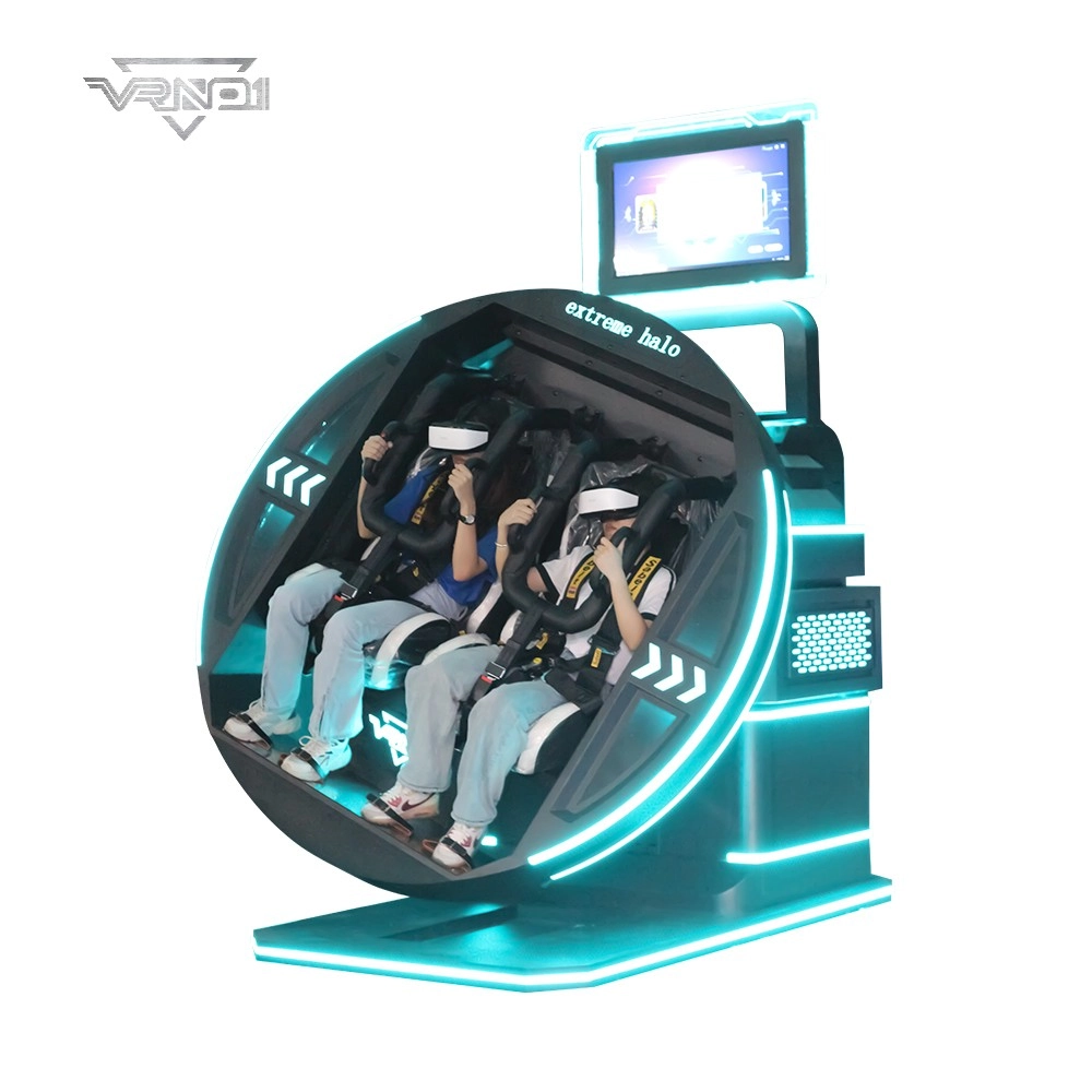 Cine virtual VR360 9D para exteriores, con aeronaves metálicas, equipo de videojuegos de realidad virtual para uso doméstico y educativo (6) - VRN0.1