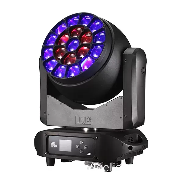 600w 19x40w RGBW Stage Moving Head Wash Light LW600 Zoom IP20 1 - LQE