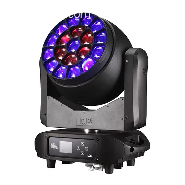 600w 19x40w RGBW Stage Moving Head Wash Light LW600 Zoom IP20 1 - LQE
