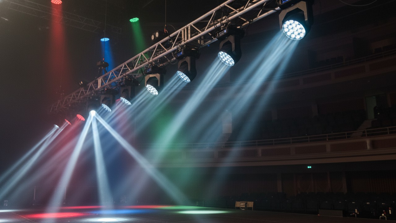 Hybrid moving head fixtures