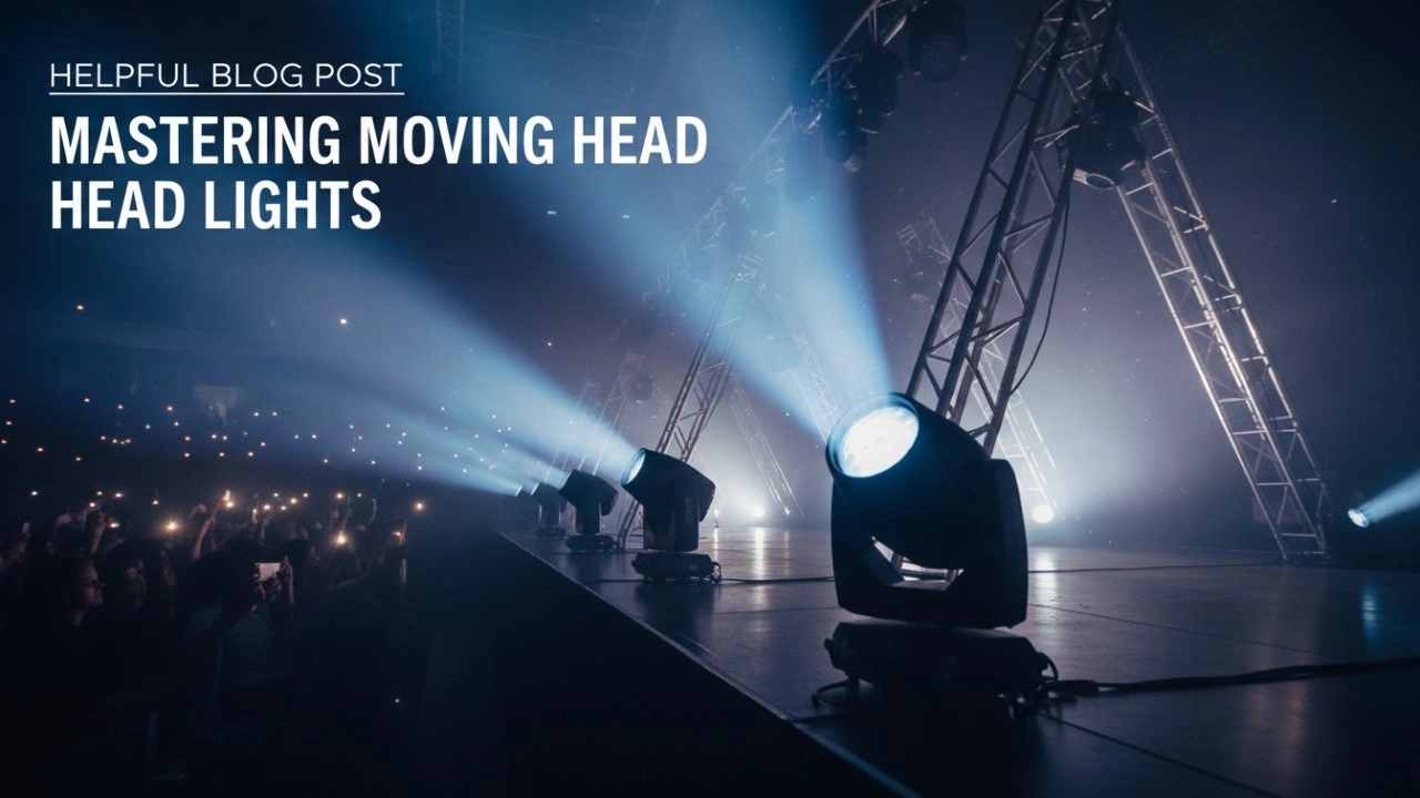 Professional Moving Head Lights for Stage Lighting Applications - LQE
