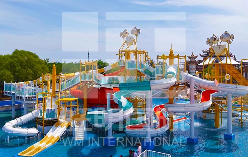 Qinhuangdao-Fishing-Island-Chiwen-Water-Park - WM INTERNATIONAL water park equipment - WM INTERNATIONAL