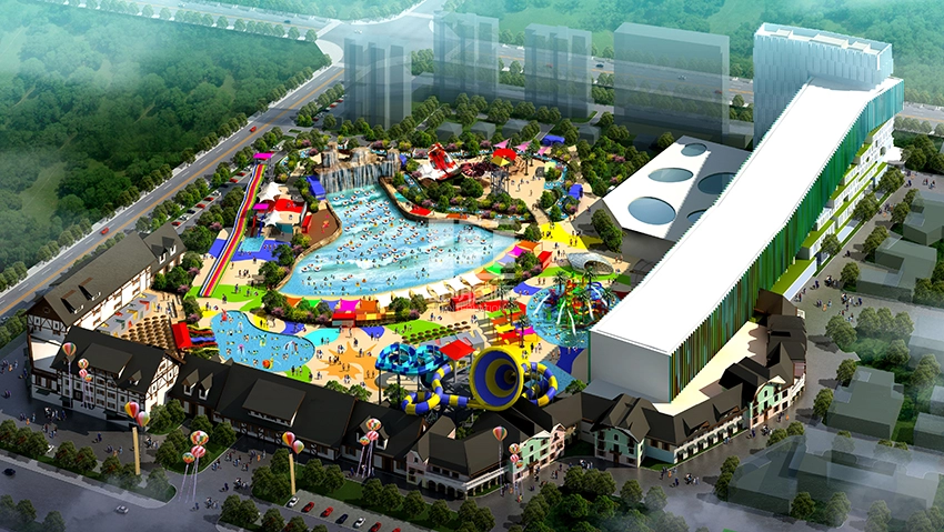 Heilongjiang-Qiqihar-Aoyue-Ice-And-Snow-Water-World - WM INTERNATIONAL water slide - WM INTERNATIONAL