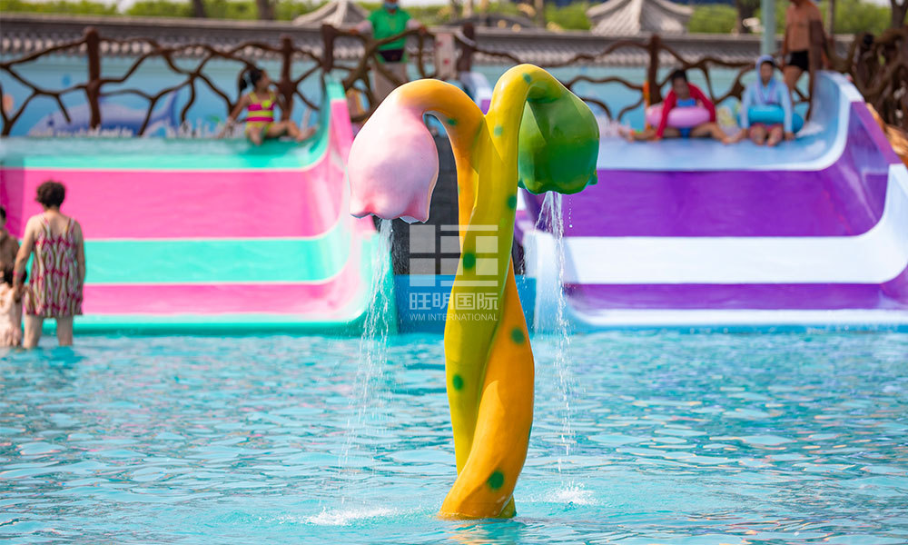 Water Spraying Flower Bud Water Spraying Flower Bud