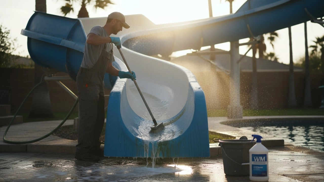 how to clean a water slide - WM International
