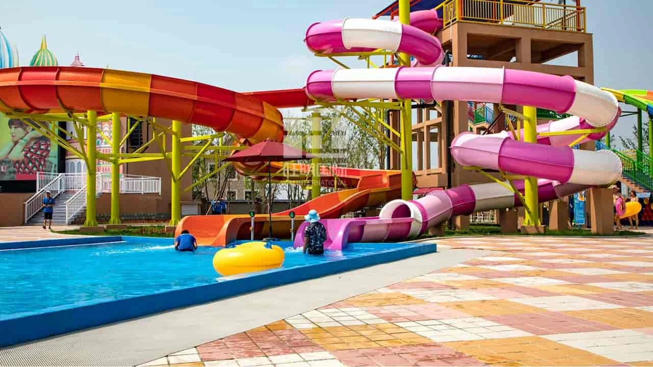 spiral water slide - WangMing