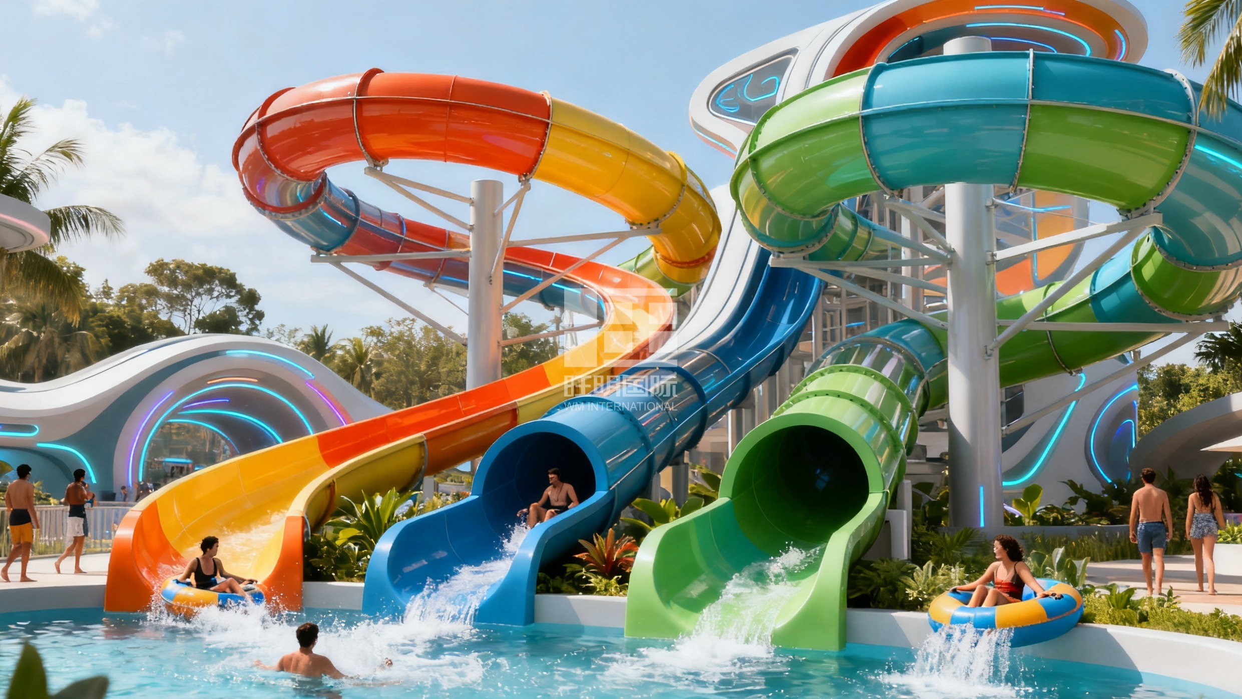 water slide design_ water slide design_