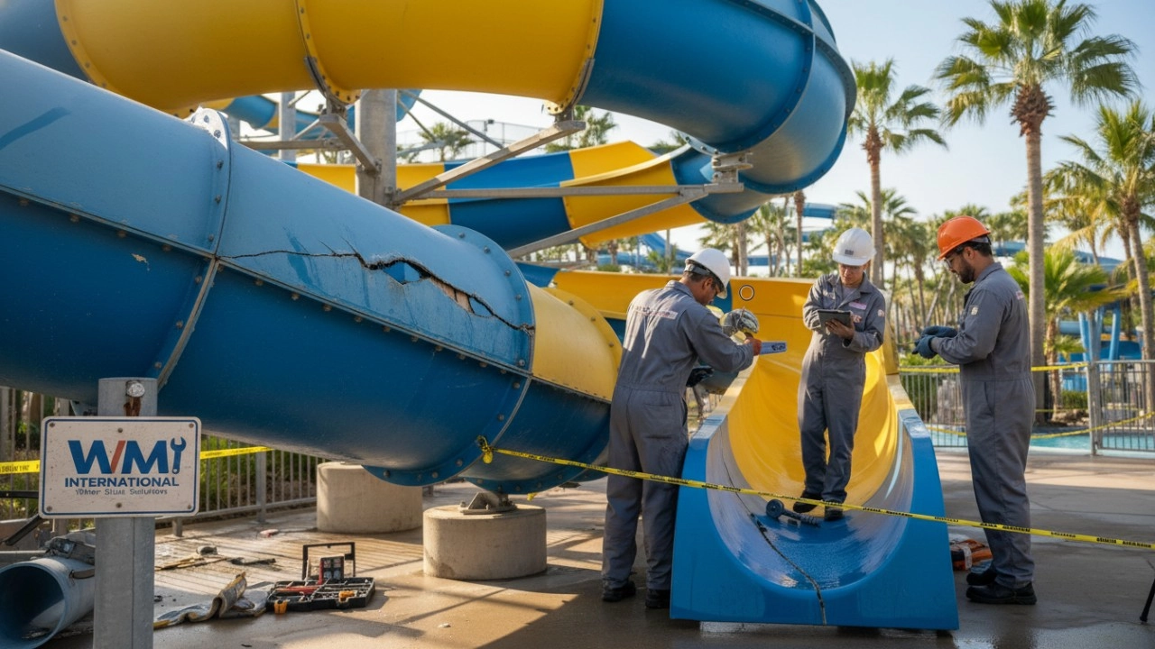 water slide repair, water slide problems - WM International