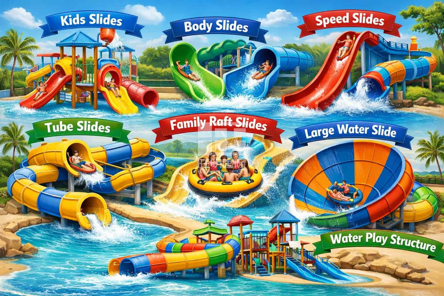 water slide types water slide types