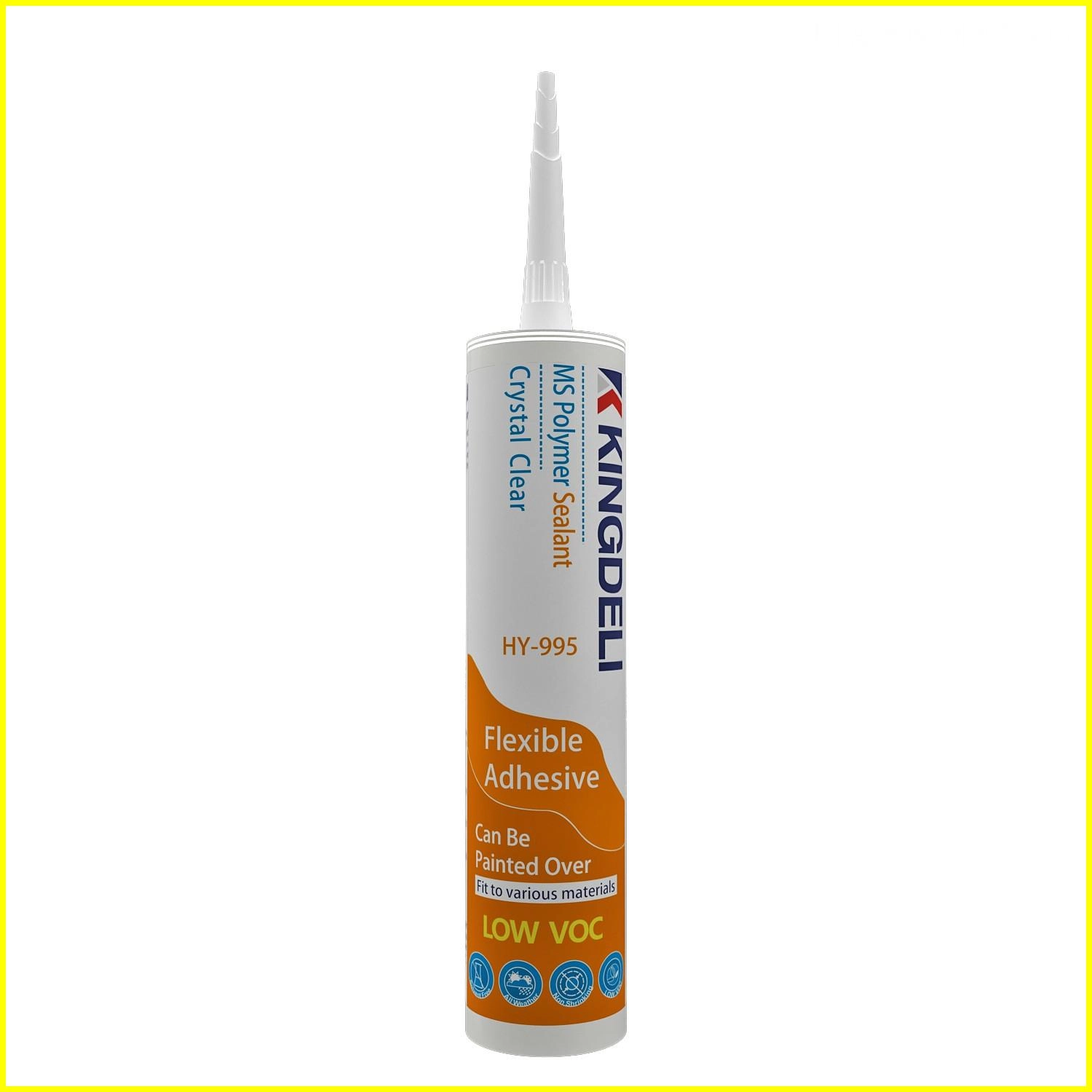 Crystal Clear Ms Polymer Adhesive Sealant - KINGDELI