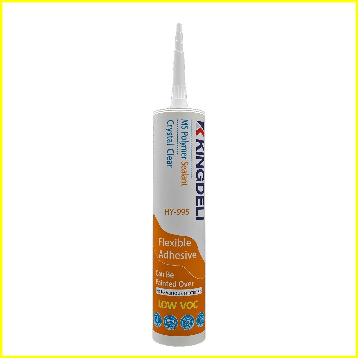 Crystal Clear Ms Polymer Adhesive Sealant - KINGDELI