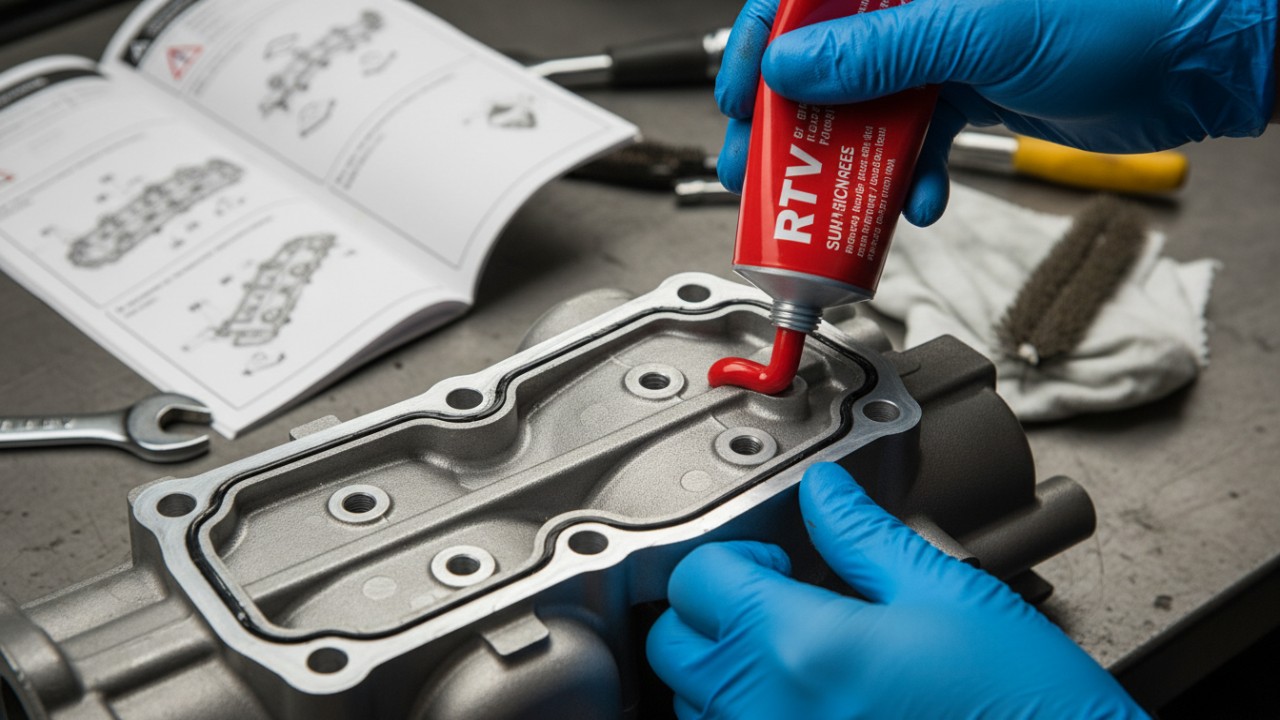 RTV gasket maker instructions