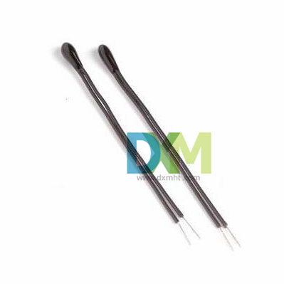 Two black thermocouple probes with wires.