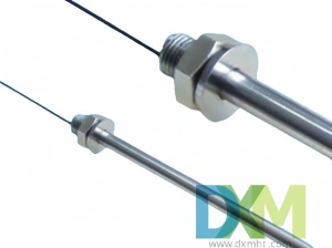 Picture of Tempature Sensor for soybean milk machine. The sensor is a long, thin metal rod with a threaded end. It is designed to be inserted into the soybean milk machine to measure the temperature of the milk.