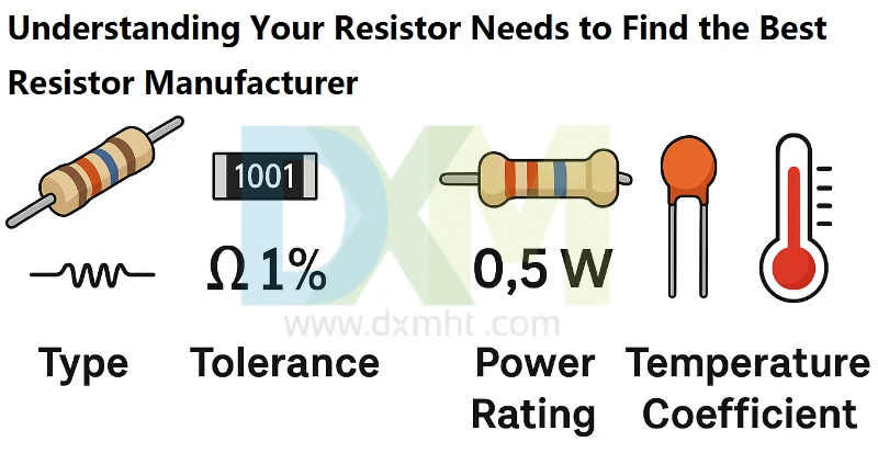 resistor manufacturer Resistor manufacturer guide: find where to buy resistors, understand types, tolerance, power, and temperature.