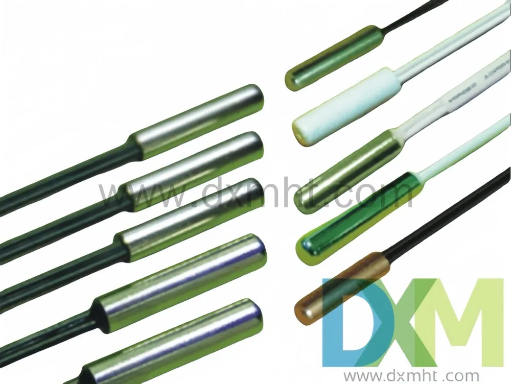 Probe for Temperature CWF series - DXM A variety of different Probe for Temperature CWF series, including different lengths and colors, isolated on a white background. - DXM