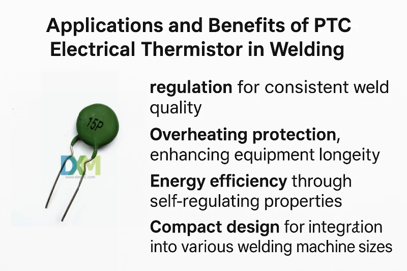 PTC Electrical Thermistors 15P for welding applications.