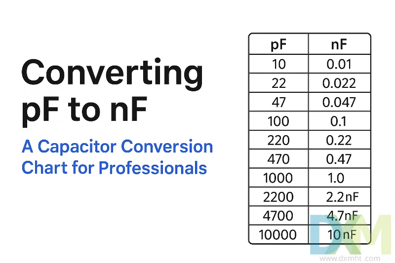 pf-to-nf-capacitor-conversion-chart Capacitor conversion chart from picofarads (pF) to nanofarads (nF).