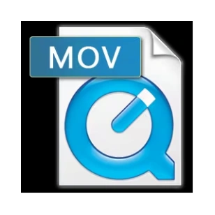 A blue file icon with the word "MOV" on it. Learn what a MOV file is and how to open it.