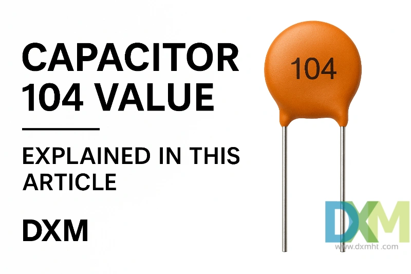 capacitor-104-value Electronic component showing capacitor 104 value.
