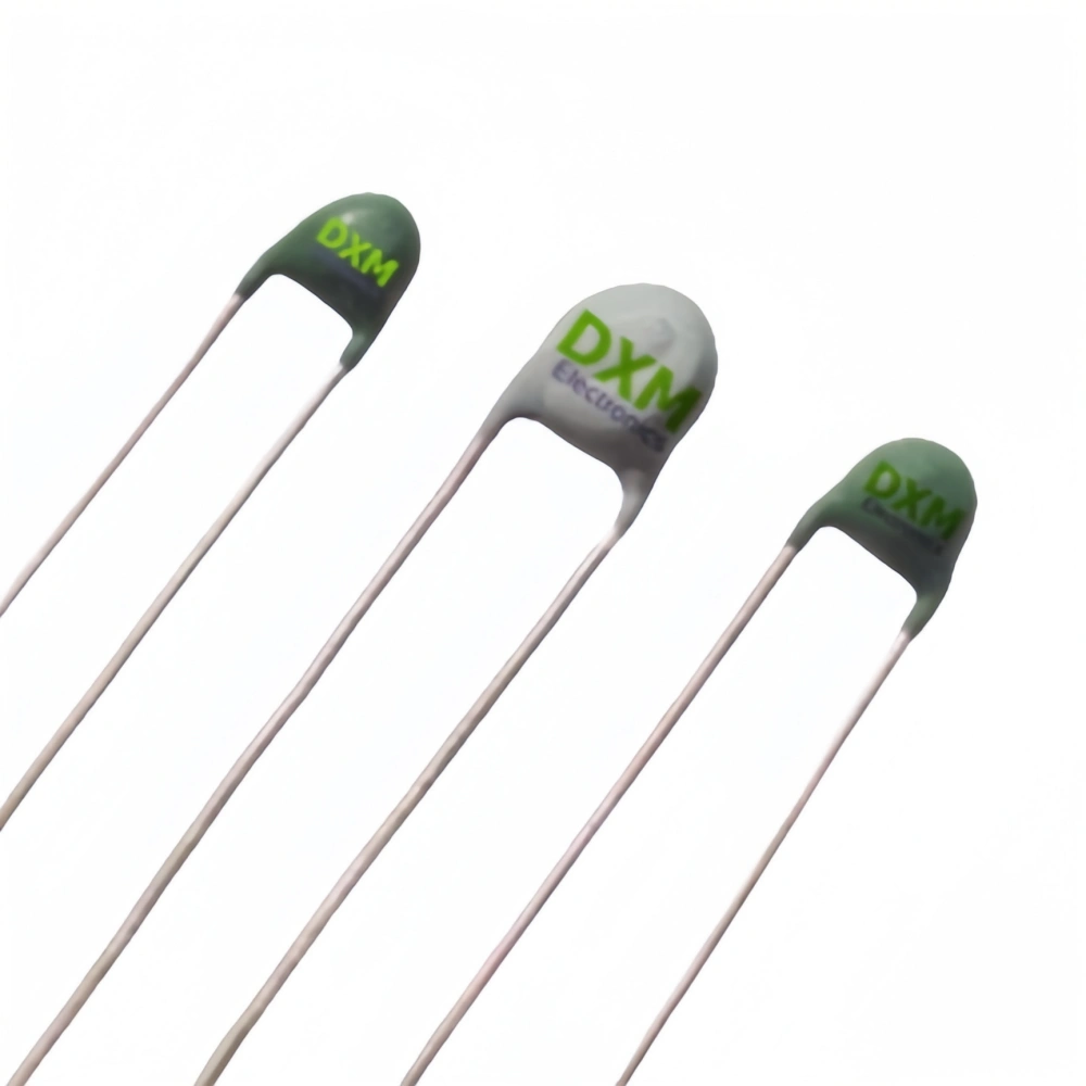 Three PTC Device components MZ31 series for Meter instrument overvoltage protection on a white background.