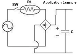 NTC thermistor MF72 application Example