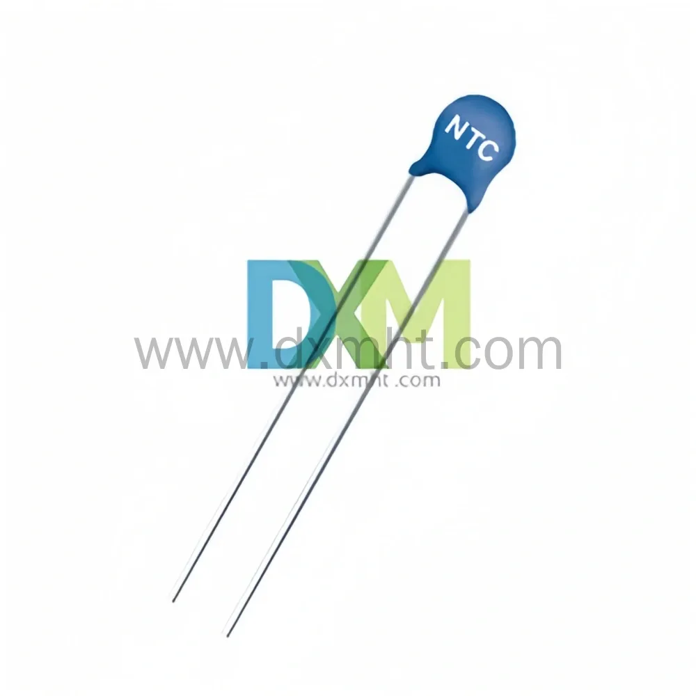 파란색 코팅 및 은색 리드가 있는 단일 정밀 NTC 서미스터 MF11. NTC 서미스터는 온도 보상용입니다 - DXM