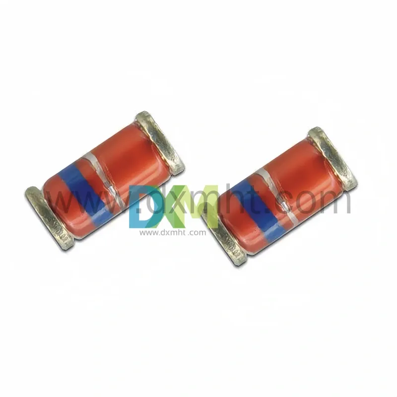 Two glass-encapsulated surface mount sensors; ntc vs ptc thermistor comparison.