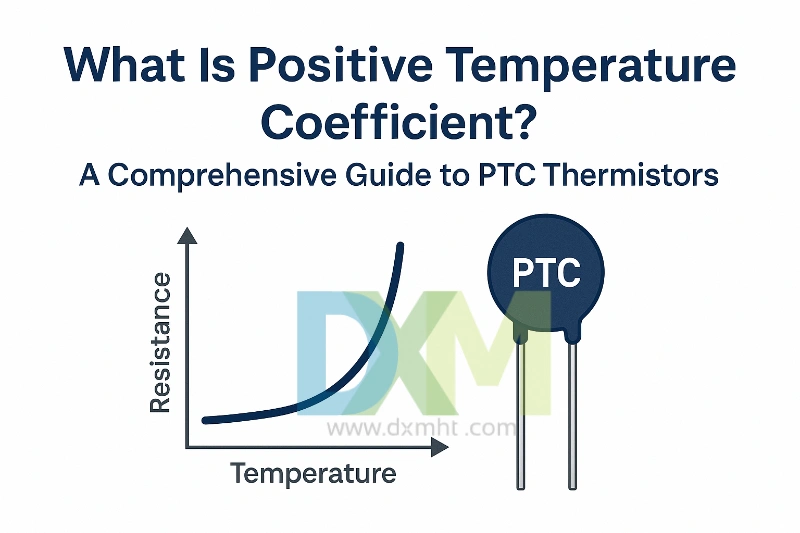 ¿Qué es un coeficiente de temperatura positivo? Guía para termistores PTC Termistores PTC: comprensión de qué es el coeficiente de temperatura positivo con gráfico.