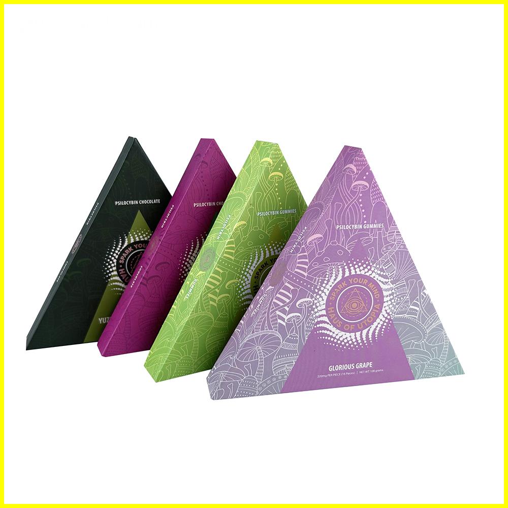 1 Sustainable Chocolate Packaging Edibles Triangle Box