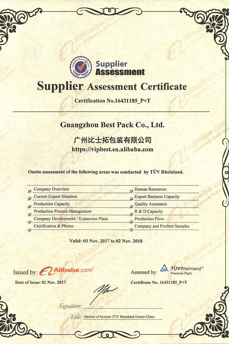 Bisto-Packaging-Ali-Boutique-Certification Bisto Packaging Ali Boutique Certification