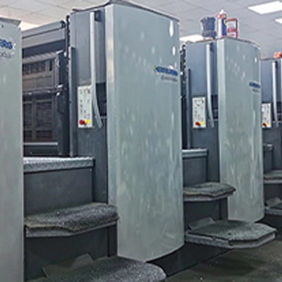 Heidelberg eight-color folio press side