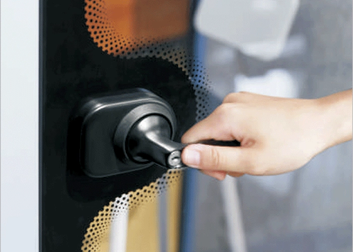 Alloy door lock - INBOXpod