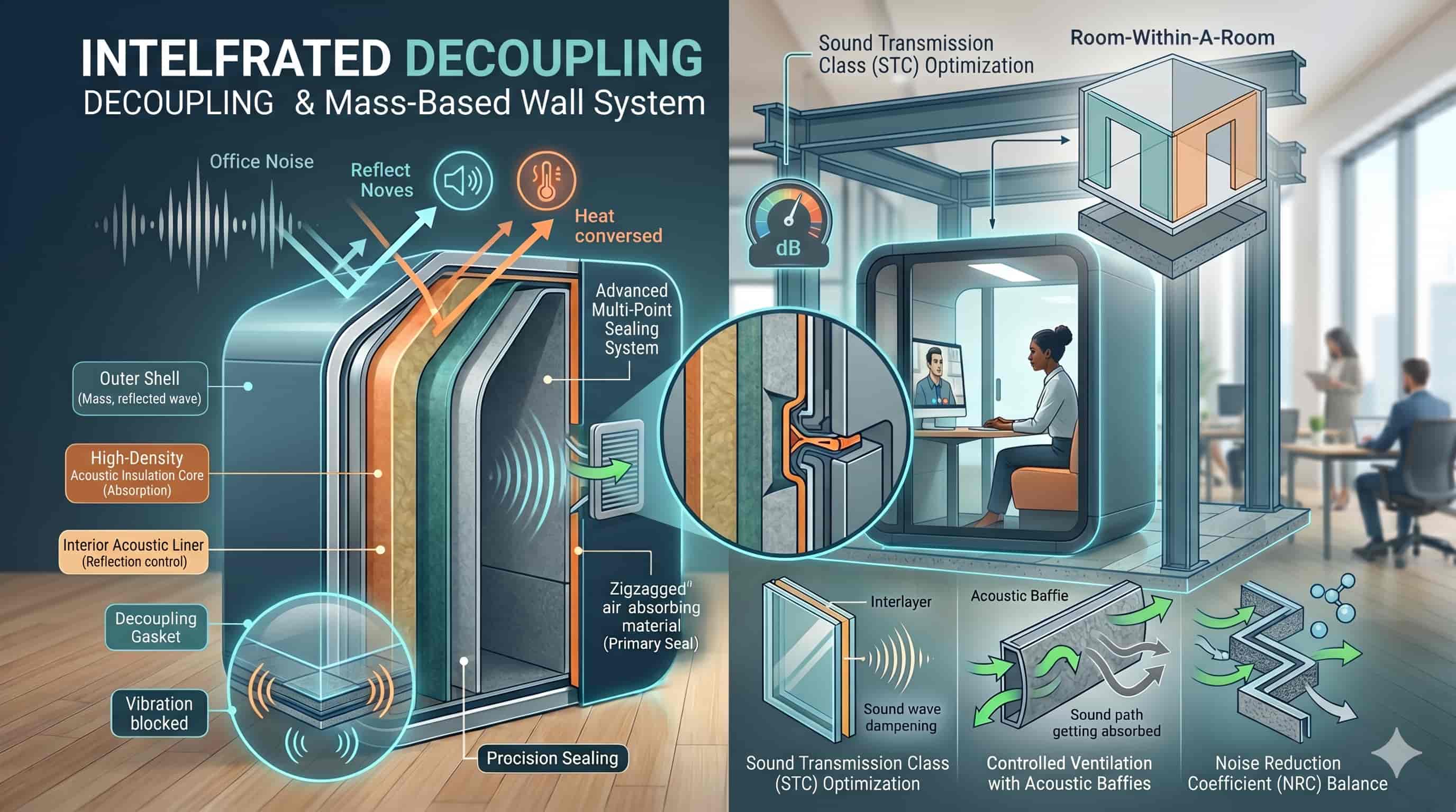 How Do Soundproof Pods Block Noise? Acoustic Principles & Tech