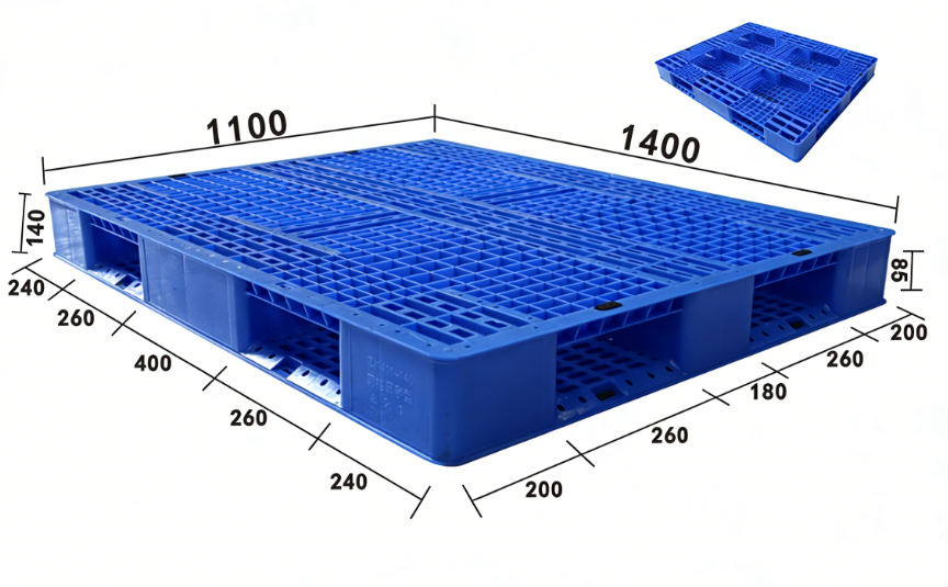 Plastic Pallet ZJ1411-140 S - Weihong