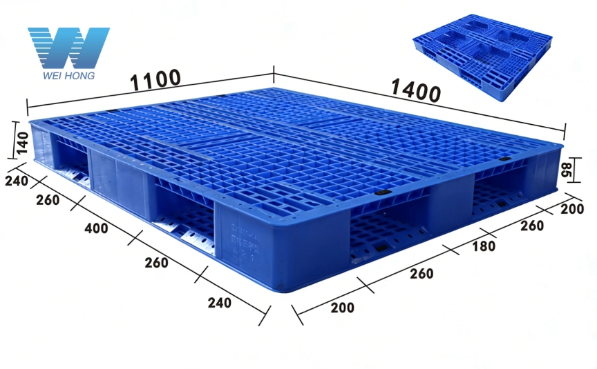 Plastic Pallet ZJ1411-140 S - Weihong Plastic Pallet ZJ1411-140 S - Weihong