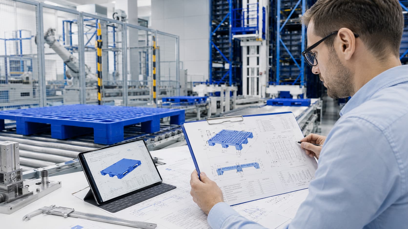 Liste de contrôle des spécifications des palettes en plastique ASRS pour la fabrication sur mesure