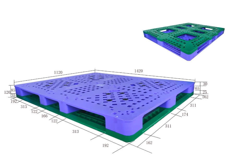 Can Plastic Pallet 1420x1120 - Weihong