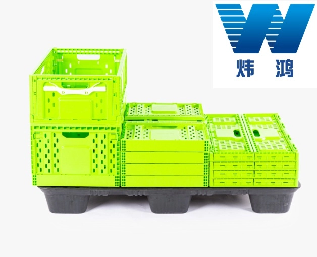folded plastic crate - Weihong