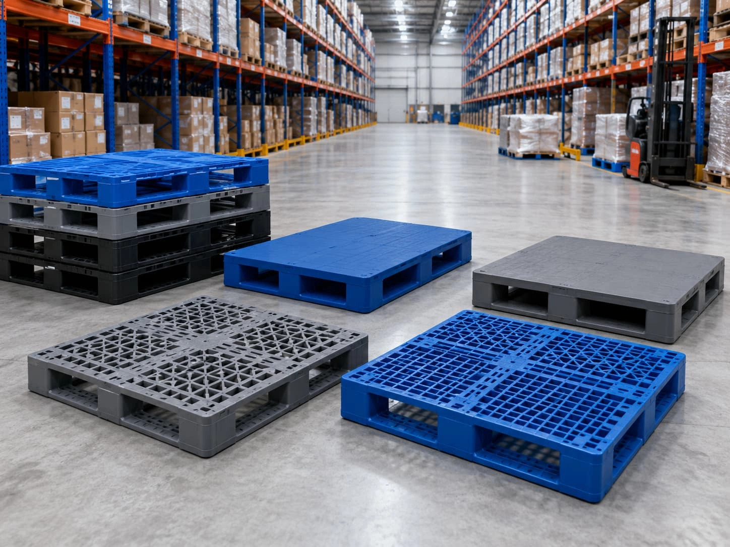 HDPE vs PP plastic pallets for warehouse material selection - Weihong
