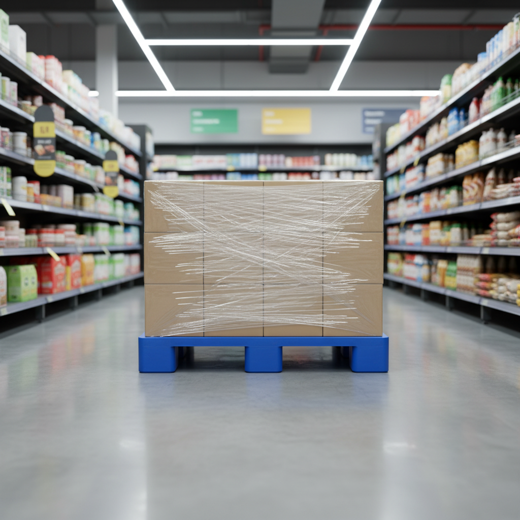 Nine-leg Plastic Pallet Supermarket - Weihong