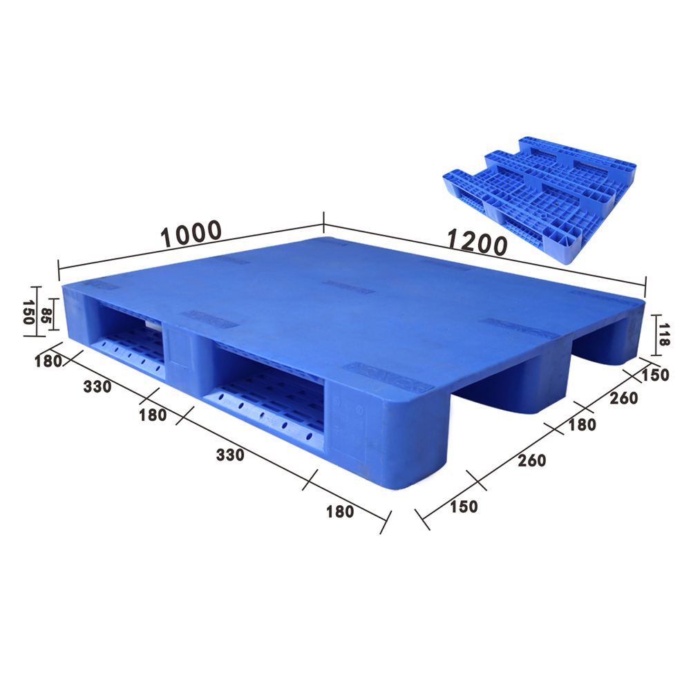 Plastic Pallet 1210-150 Flat Size - Weihong