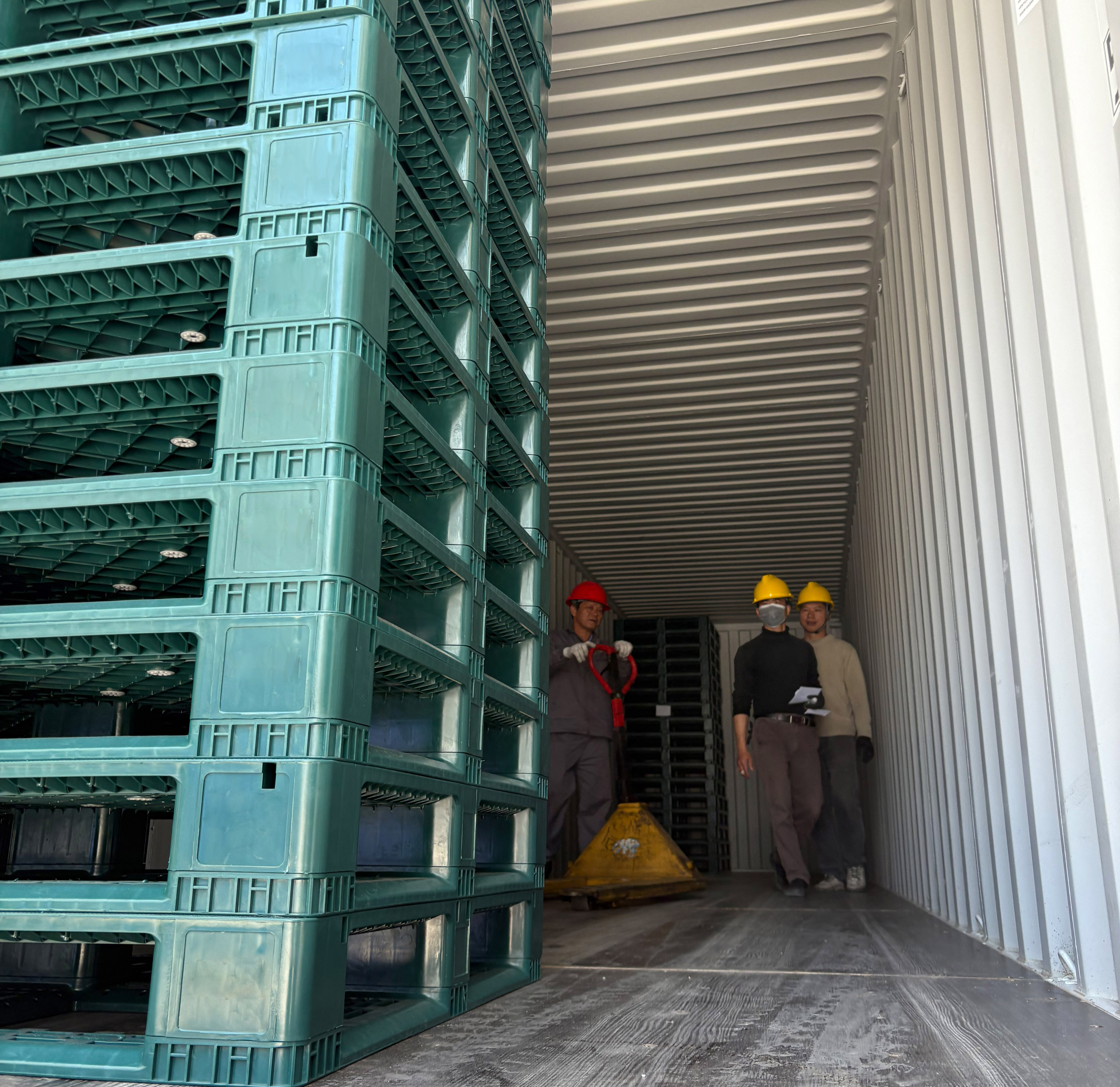 Plastic Pallet Philippines Project Container Loading